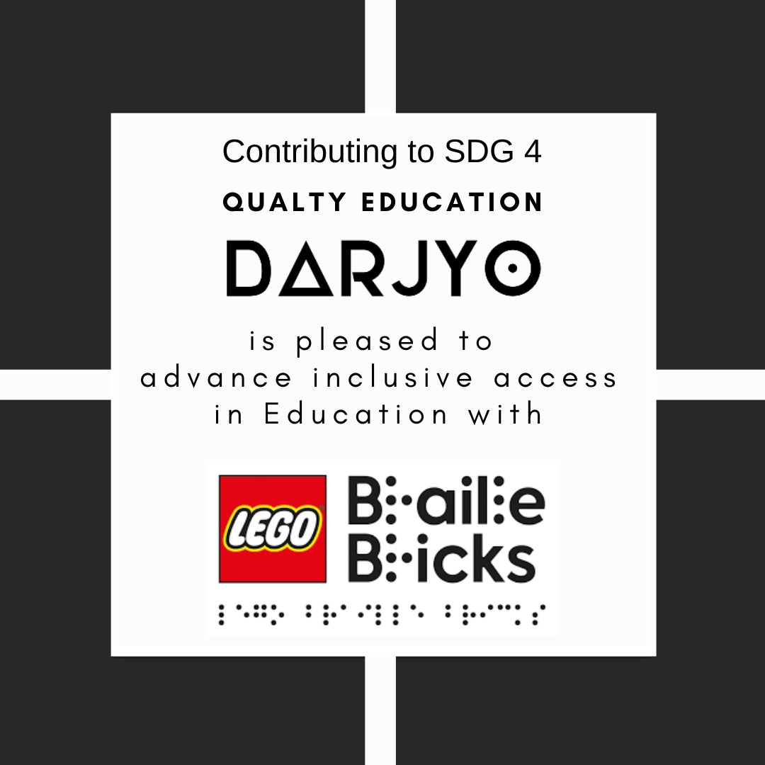 Contributing to SDG 4 - Quality Education, DARJYO is driving inclusive access to Braille Literacy.